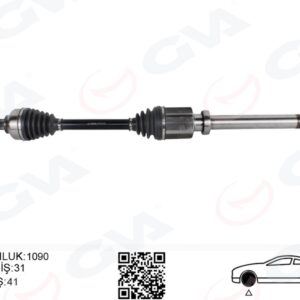 ON AKS KOMPLE SAĞ TOURNEO CUSTOM 2.2 TDCİ-2.0TDCİ 155HP KISA ŞASE 12 BK213B436AE-BK213B436AD-KK213B436AB