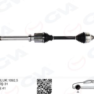 ON AKS KOMPLE SAĞ TOURNEO CUSTOM 2.2 TDCİ-2.0TDCİ 155HP UZUN ŞASE 12 KK213B436BA