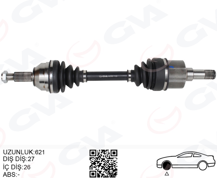 ÖN AKS KOMPLE SOL FORD MONDEO I -II 1.6- 1.8 - 2.0 93 00 96BG 3B437 AAB-1023212