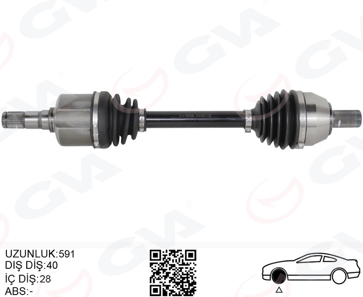ÖN AKS KOMPLE SOL FORD MONDEO IV 2.0 TDCI 07 14 OTOM. AG913B437JC-1803654-8G913B437BA