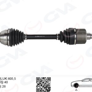 ÖN AKS KOMPLE SOL FORD MONDEO 2.0 TDCI-1.6 TDCI 07 14- GALAXY 2.0 TDCI 07 14 S-MAX2.0 TDCI 07 14 VOLVO S60 II D3-D4-D5 12 15 S80 II 2.5 T -2.0 TDCI