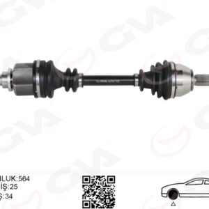 ÖN AKS KOMPLE SOL FORD FIESTA VI 1.0 ECOBOOST 14 B-MAX 14 1.6TI