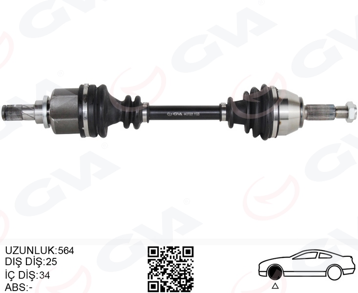 ÖN AKS KOMPLE SOL FORD FIESTA VI 1.0 ECOBOOST 14 B-MAX 14 1.6TI
