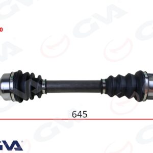 KOMPLE AKS SOL PEUGEOT 206 1.4-1.6 TU5 98-06 645mm