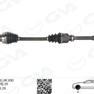 KOMPLE AKS SAG ON PSA 307 3A/C 1.6 A-T 00-07 3273.LQ-1041558-3273.AF