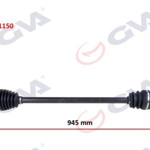 KOMPLE AKS SAĞ TOYOTA AURIS. COROLLA 1.4L 1NDTV NDE150 D-4D dizel 07-13 26x20 komple boy 945mm 4341002580-4341002581