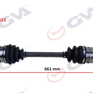 KOMPLE AKS SOL TOYOTA AURIS. COROLLA 1.33L 1NR-FE NRE150 6 vites 10- 1.6L 1ZR-FE ZRE151 benzinli 07-11 26x23 komple boy 661mm 4342002610