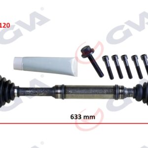 KOMPLE AKS SAĞ ABS Lİ A4-PASSAT 1.8T 96-01 45 DİŞ 633mm 8D0407272AQ-8D0407452AV-8D0407452
