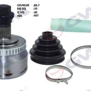 AKS KAFASI DIŞ ÖN A4-PASSAT 1.8T 96-01 ABS Lİ 45 DİŞ 33x30x53 92mm
