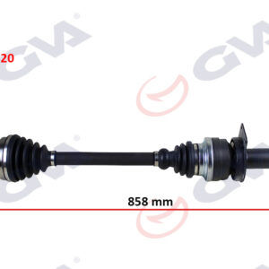 KOMPLE AKS SAĞ TRANSPORTER T5 1.9 TDİ 03-11 858mm AXB-AXC