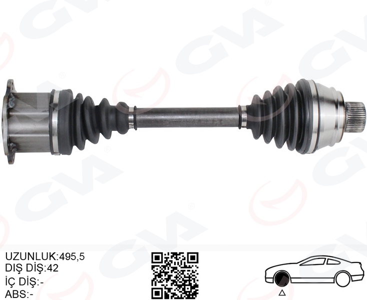 KOMPLE AKS ÖN SAĞ/SOL A6-A7-Q5 OTOMATIK 2.0 TFSİ- 2.0 TDİ 08- CGLB-CGLC-CHJA-CGLA-CAHB-CGLD-CHNC 2.0 TFSİ- 2.0 TDİ