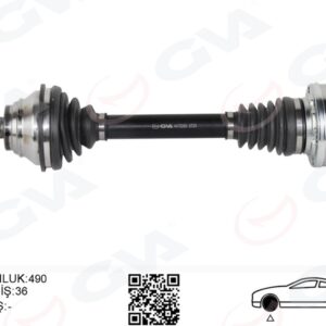 KOMPLE AKS ÖN SOL GOLF5-JETTA-CADDY-PASSAT 1.9 TDİ-2.0 TDİ 04- BKP-BKD-BLS-BKC-BXE 1.9 TDİ-2.0 TDİ 1K0407271EE-1K0407271NP