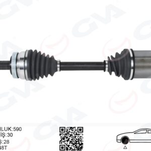 KOMPLE AKS ÖN SAG ABSLI HYUNDAI IX35 2.0 CRDI A-T 10- -KIA SPORTAGE 2.0 CRDI A-T 10-