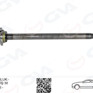 AKS MILI ARKA SOL KALIN KISA 840mm MERCEDES SPRINTER B906 . VW CRAFTER 30-35-50 Z:29-30 PORYALI