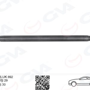 AKS MILI ARKA SAG KALIN UZUN 892mm MERCEDES SPRINTER B906 . VW CRAFTER 30-35-50 Z:29-30
