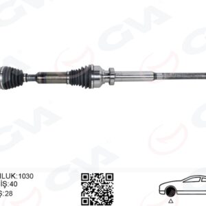 ÖN AKS KOMPLE SAG VOLVO XC60 2.4 D 10 61 XC60 I 2.0 T OTOM. 09 12 XC60 I D3 / D4 10 14 XC60 I SUV T6 AWD 14