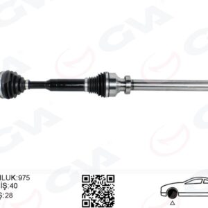 ÖN AKS KOMPLE SAG VOLVO XC60 I 10 15 D3-D4-T5-T6 XC60 II 15 D4 OTOMATİK ŞANZIMAN 8 VİTES