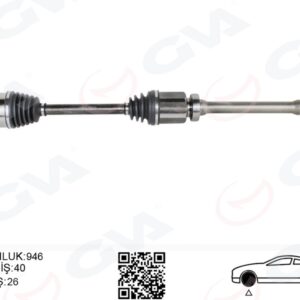 ON AKS SAG KOMPLE S60 II 1.6 D 11 15 S80 II 1.6 D DRIVe 10 15 V70 III 1.6 D 10 15 V60 I 1.6 DRIVe 11 15 36002894-36002898-31259787
