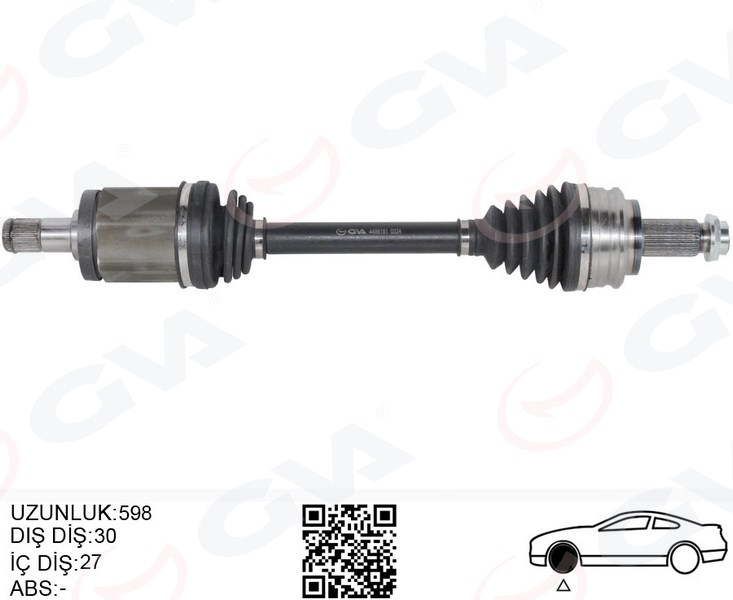 KOMPLE AKS ÖN SOL BMW X3 E83 04 11 598MM 31607529201-31603450565-31603450563