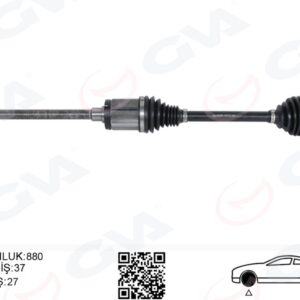 KOMPLE AKS ÖN SAĞ BMW X3 F25 X4 F26 880MM