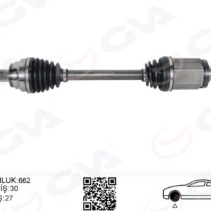 KOMPLE AKS ÖN SOL BMW X5 E70 F15 X6 F16 E71 E72 662MM