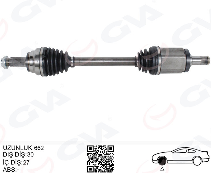 KOMPLE AKS ÖN SOL BMW X5 E70 F15 X6 F16 E71 E72 662MM