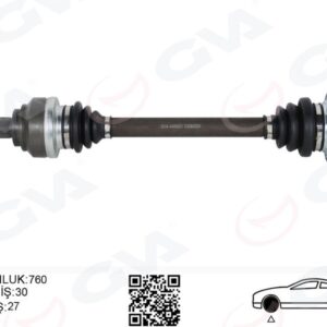 KOMPLE AKS ARKA SOL BMW E81 E82 E87 E88 E90 E91 E92 E93 600MM DİŞ 30 33217561789-33207604601-33217533453