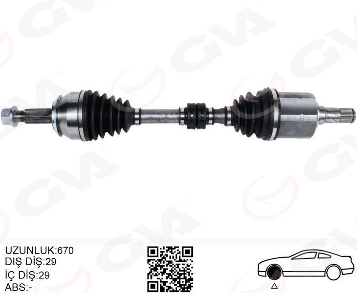 KOMPLE AKS SOL NISSAN QASHQAI 1.6L Dci R9M dizel J11 13- OTOMATİK VİTES