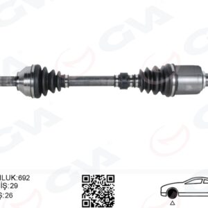 KOMPLE AKS SOL NISSAN QASHQAI 1.5L K9K J10 06-13 MANUEL VİTES