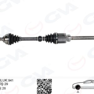 KOMPLE AKS SAĞ NISSAN QASHQAI 1.5L K9K J10 06-13 MANUEL VİTES