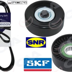 ALTERNATÖR GERGİ KİTİ TOURNEO CONNECT-TRANSİT CONNECT 1.8Dİ-TDCİ 07- KLİMALI 6PK1745 6H5Q6C301BA-1S4Q6A228AD-1118677