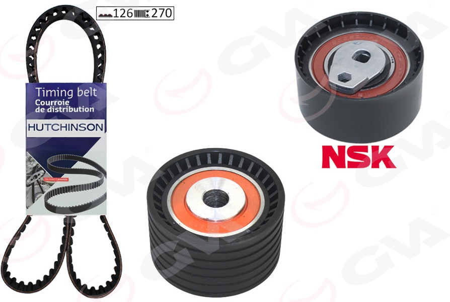 EKSANTRİK GERGİ KİTİ 126x270 LAGUNA 2.0 16V F4R760 02-03 MEGANE 4/04 K025550XS 130C11321R-130C13130R-7701477022