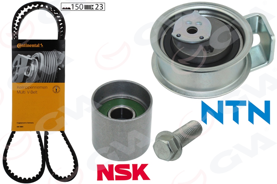TRİGER SETİ 150x23 PASSAT1.8T 01-05 2.0 01-05 -A4-A6 1.8T BFB-AWM-AWT-ALT K035491XS KÜTÜKSÜZ 06B198119A