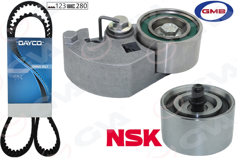 EKSANTRİK GERGİ KİT 123x280 ACCENT 02-05 -GETZ 1.5CRDI-ELANTRA 01-06 -İ30 2.0CRDI K015579XS 2481027000-2481027250
