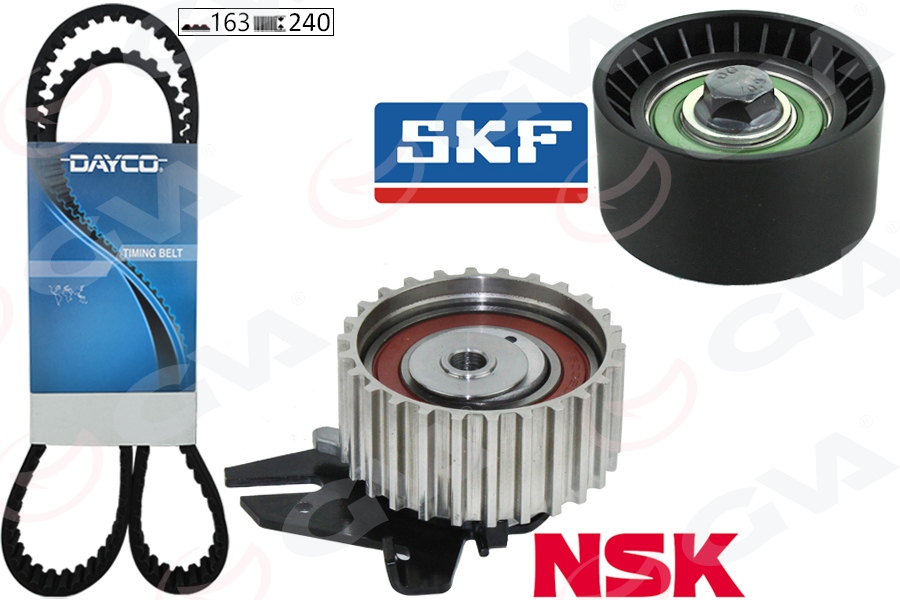 EKSANTRİK GERGİ KİTİ 163x240 ALFA ROMEO 145 146 1.4 16V 96-01 156 1.6 16V 00 K015472XS 71773293-71736729
