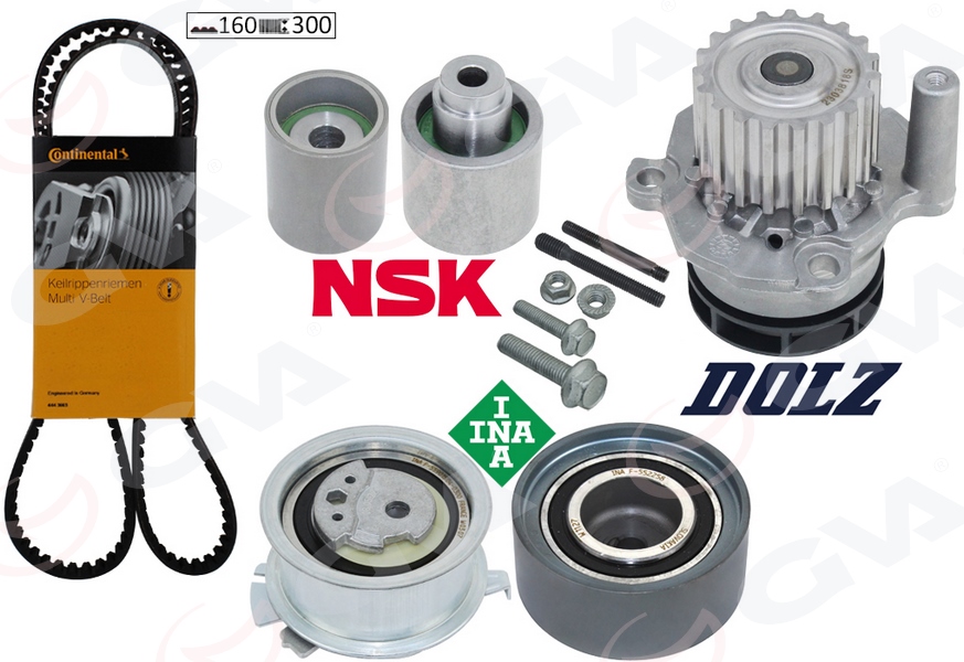 DEVİRDAİMLİ TRİGER SETİ AUDI A4-A5-A6-PASSAT-TIGUAN-SUPERB 2.0 TDI 10 CBAA-CBAB-CBBB-CBAC-CAGA-CAHA 03L198119-03L198119E
