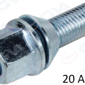 BİJON CİVATASI DELİKLİ-FLANŞLI-GALVANİZ DACIA-RENAULT AA17-M12 x1.50x28 paket adet: 20
