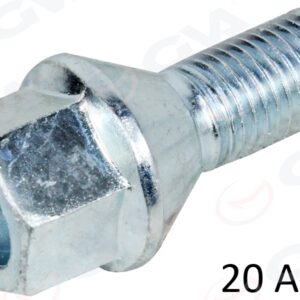 BİJON CİVATASI DELİKLİ-GALVANİZ DACIA-MERCEDES-RENAULT AA17-M12x1.50x22 PAKET ADET : 20