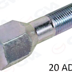 BİJON CİVATASI GALVANİZ-UZUN FIAT TOFAS-DOGAN-KARTAL-SAHIN AA19-M12x1.25x24 PAKET ADET : 20