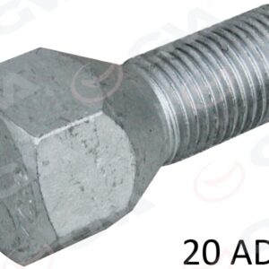 BİJON CİVATASI GEOMET-KISA ALFA ROMEO-FIAT LANCIA-TEMPRA-TIPO-UNO AA19-M12x1.25x22 PAKET ADET:20