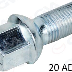 BİJON CİVATASI DELİKLİ- GALVANİZ AUDI-CUPRA-SEAT-SKODA-VW-FORD AA17-M14x1.50x27 PAKET ADET:20