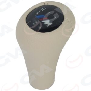 VİTES TOPUZU BMW M POWER 5 VİTES IŞIKLI E30 E34 E36 E39 E46 E60 E90 E92 BEJ DERİ