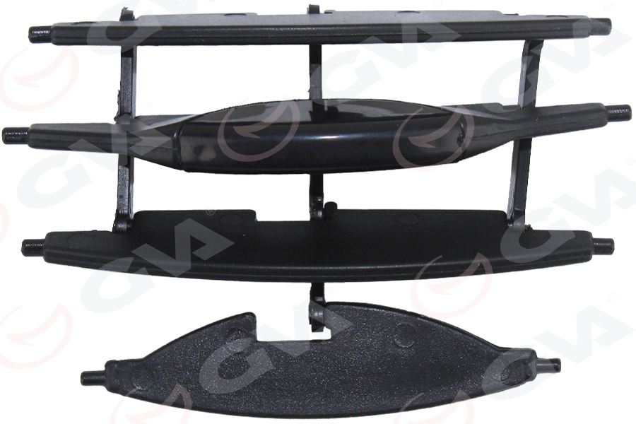 KALORİFER HAVALANDIRMA MUZULU IZGARA ÖN PERDESİ ORTASI SİYAH CORSA D 2201099-13417363-13365420