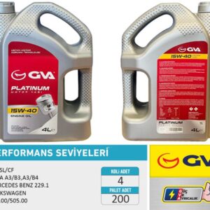 MOTOR YAĞI 15W40 4 LT PLATINUM MİNERAL API SL/CF