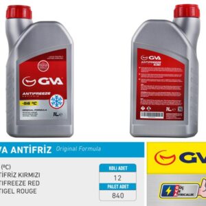 ANTİFRİZ 1 LT -56 C KIRMIZI LONG LİFE Koli 12 Ad ORGANIK
