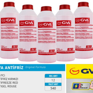 ANTİFRİZ 1.5 LT -56 C KIRMIZI LONG LİFE Koli 12 Ad ORGANIK