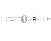 BUJİ KABLOSU MITSUBISHI CARISMA 1.6L 4G92 DA1A 95-  - 2 kablolu set - Alternatif ürün