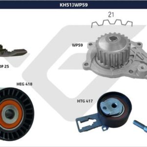 EKSANTRİK GERGİ KİTİ DEVİRDAİM P206-P207-P307-P2008-C1-C2-C3 I II II C3 PLURIEL XSARA II 1.4 HDI D V4TD FIESTA 1.4 TDCI 1609417380-2S6Q8591BA