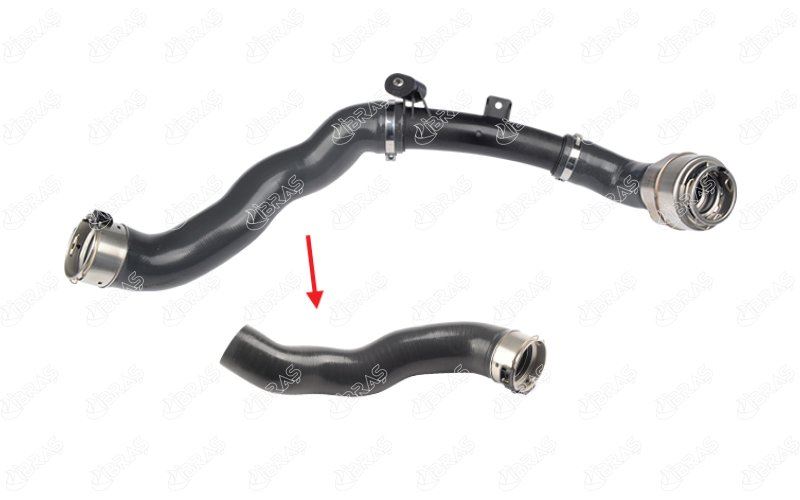 TURBO HORTUMU PLASTİK BORU HARİÇ OK İLE GÖSTERİLEN BÜYÜK HORTUM DACIA DOKKER MPV KE 1.3 TCe 130 KENE 19 144607725R