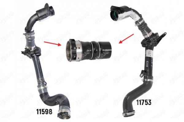 TURBO HORTUMU KÜÇÜK PLASTİK PARÇA HARİÇ MEGANE III-FLUENCE 1.5 DCI 11 144602487R